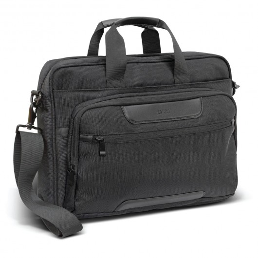 Promotional Black Swiss Peak Voyager Laptop Bags
